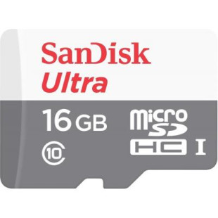 Карта памяти SanDisk MICRO SDHC 16GB UHS-I SDSQUNS-016G-GN3MA