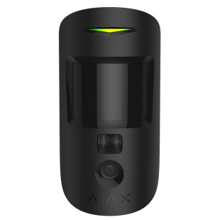 Датчик руху Ajax MotionCam із фотокамерою для підтвердження тривог (black)