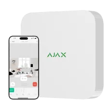Ajax NVR (16ch) (8EU) white Мережевий відеореєстратор