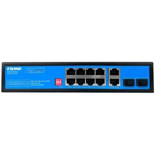 Ewind EW-S1912CG-AP 12-портовий гігабітний POE з Uplink SFP