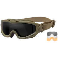 Wiley X SPEAR Dual Сірі/Прозорі/Помаранчеві лінзи Захисні балістичні окуляри 